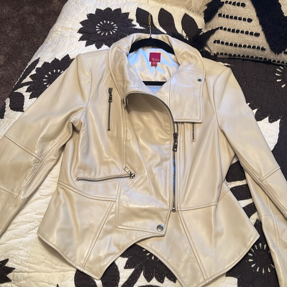 Asymmetric Lambskin Motorcycle Jacket